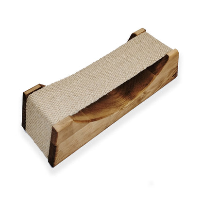 SaunaLife SaunaGear Headrest 1 – Wooden Alder Sauna Headrest with Cloth Neck Support