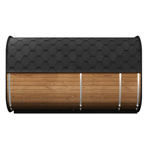 SaunaLife Model CL12GCPCP – Cube-Series Outdoor Traditional Home Sauna Suite Kit, Up to 8 Persons