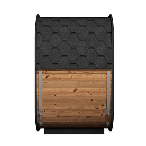 SaunaLife Model CL4G Cube-Series Traditional Outdoor Home Sauna Kit, Up to 3 Persons