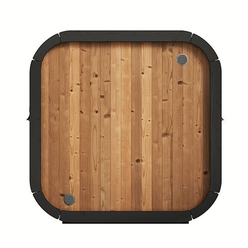 SaunaLife Model CL5G – Cube-Series Traditional Outdoor Home Sauna Kit, Up to 4 Persons