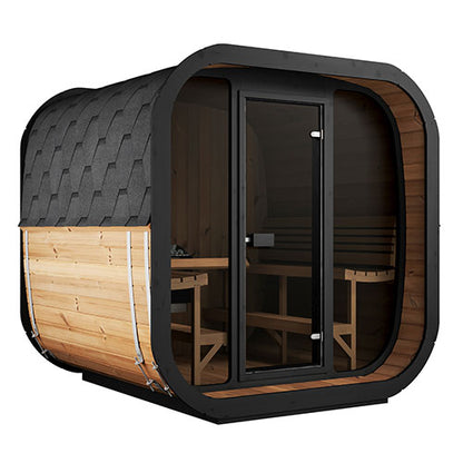 PRE-ORDER JULY 2026:  SaunaLife Model CL7G – Cube-Series Traditional Outdoor Home Sauna Kit, Up to 6 Persons
