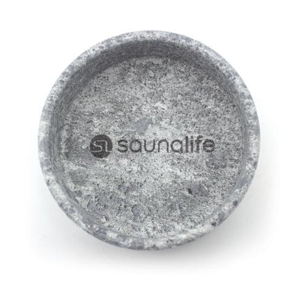 SaunaLife Coaster – Engraved Logo, Finnish Carelian Soapstone
