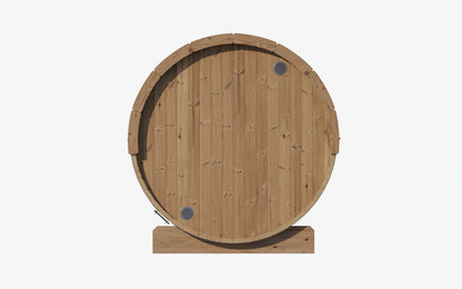 PRE-ORDER MAY 2026:  SaunaLife Model E8 Traditional Outdoor Barrel Sauna | ERGO Series | 6-Person