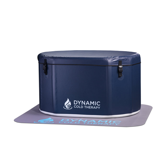 Sauna and Plunge Direct-Dynamic Inflatable Cold Tub (Model: DCT-IO-052)
Portable and easy to set up
Durable, puncture-resistant material
Extra-large (52" L x 32” W x 28” H) for all sizes
Insulated to maintain temperature
Includes anti-slip mat, manual pump, and carry bag, custom cover with child safety latches.
1-year warranty for guaranteed quality