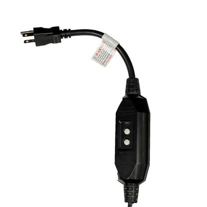 Sauna and Plunge Direct-Penguin Chillers- Plug 110 – 120 Volts / 450 Watts / 3.9 Amps
10′ power cord with GFCI protection