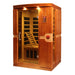 Sauna and Plunge Direct- Golden Design Inc. DYN-6210-01 Dynamic Low EMF Far Infrared Sauna, Venice Edition
2-person capacity
Exterior dimensions: 50" x 42" x 77" (roof overhang: +4.2")
Interior dimensions: 43" x 37" x 70"
Bluetooth, 2 dynamic speakers (no radio included)
LED control panels (interior and exterior)
Natural hemlock wood
Electrical: 120V/15amp
Clasp-together assembly
6 carbon low EMF heat emitters
Tempered glass door
Interior chromotherapy lighting (red light feature starting in 2024)
Roof vent