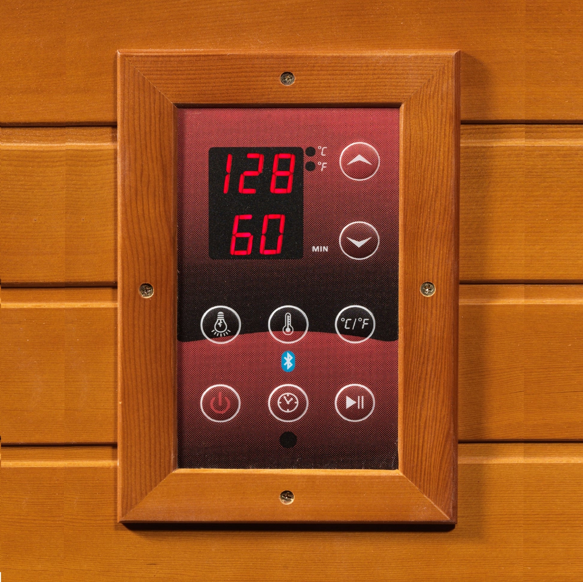 Sauna and Plunge Direct-Golden Designs Inc- 
Interior and Exterior LED Control Panel