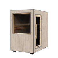Thermasol Solaris Tile Oak, 2–5 Person, Solar-Powered - Outdoor Traditional Sauna
