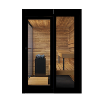Thermasol Vera Glass, 2–3 Person - Outdoor Traditional Sauna
