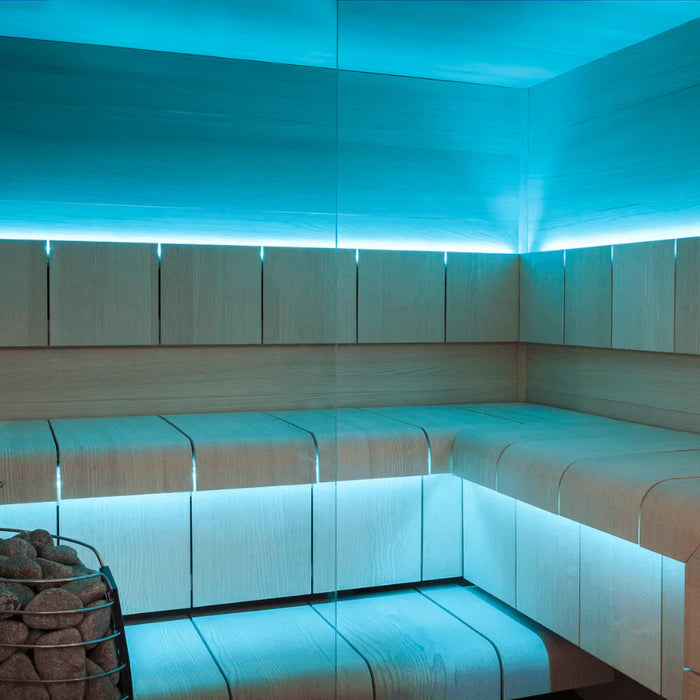 Harvia Ventura Black Stained Spruce, 2–6 Person - Indoor Traditional Sauna