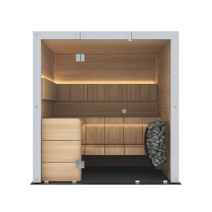 Harvia Ventura Black Stained Spruce, 2–6 Person - Indoor Traditional Sauna