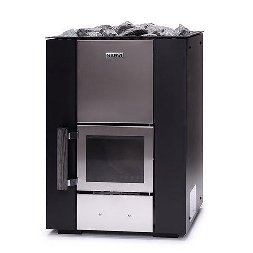 Configuration · Narvi Kuru Wood-Burning Sauna Stove, Up to 16kW ($1,195)