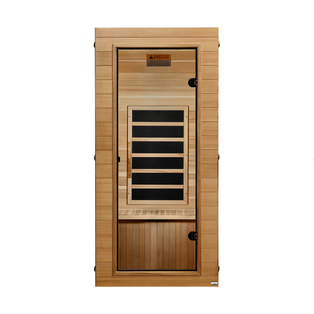 Dynamic Vero Elite | 1-Person Infrared Indoor Sauna | DYN-1201-01 ELITE | Pacific Cedar