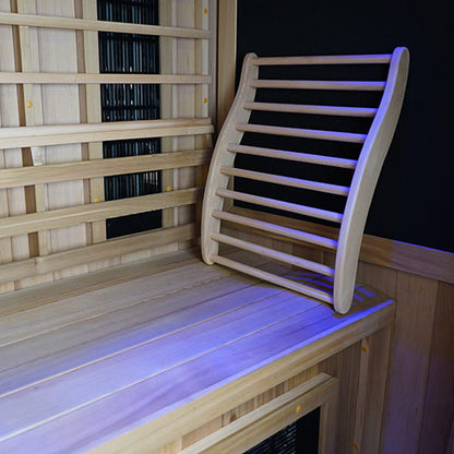 Finnmark FD-BK1 Ergonomic Cedar Backrest – Canadian Red Cedar S-Shape Sauna Support