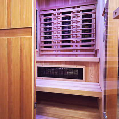 PRE-ORDER AUGUST 2026:  Finnmark FD-4 Trinity Hybrid Infra-Steam Indoor Sauna – 2 Person Home Sauna with Infrared, Steam & Red Light Therapy
