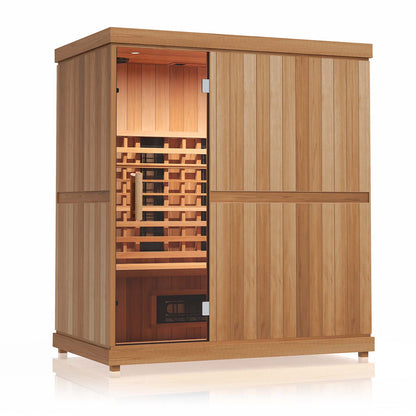 PRE-ORDER AUGUST 2026:  Finnmark FD-3 Full Spectrum Indoor Infrared Sauna – 4 Person Home Sauna