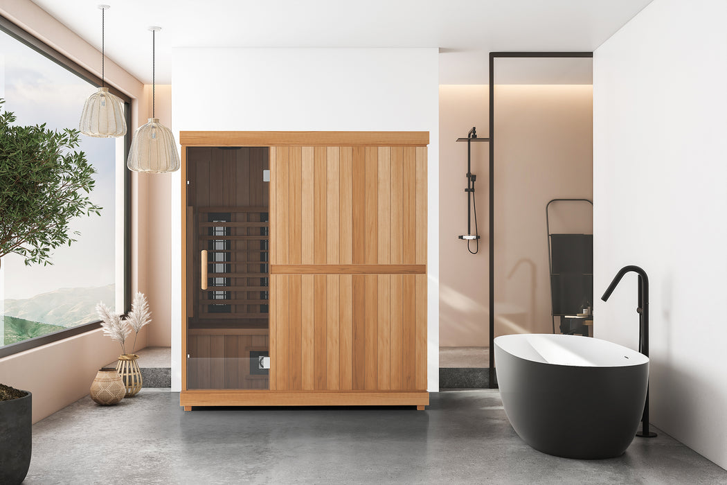 PRE-ORDER AUGUST 2026:  Finnmark FD-3 Full Spectrum Indoor Infrared Sauna – 4 Person Home Sauna