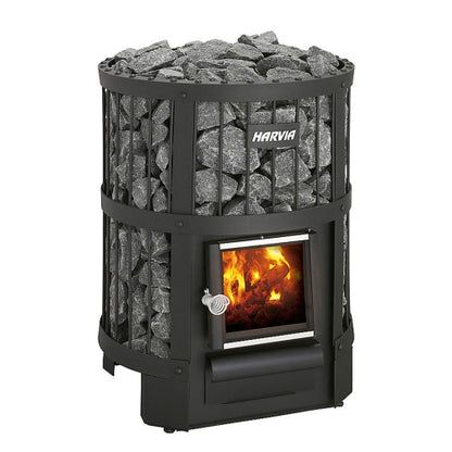 Harvia Legend 150 BK Wood-Burning Sauna Stove - 16kW - Complete Package for Traditional Saunas