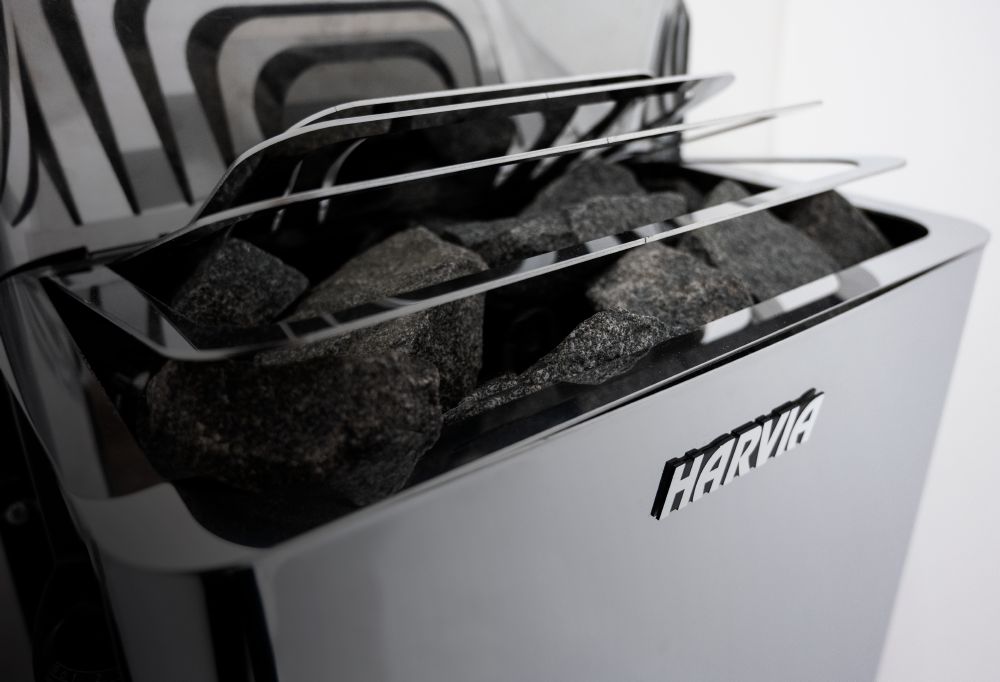 Harvia The Wall SW80 – The Wall Series 8kW Sauna Heater, Black