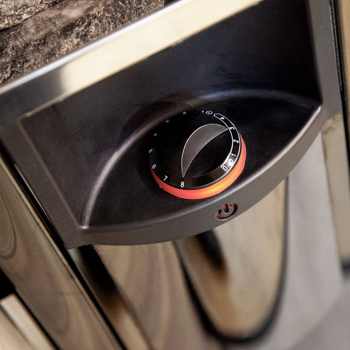 Harvia The Wall SW60 Sauna Heater – 6kW Black Steel Wall Series for Home Saunas