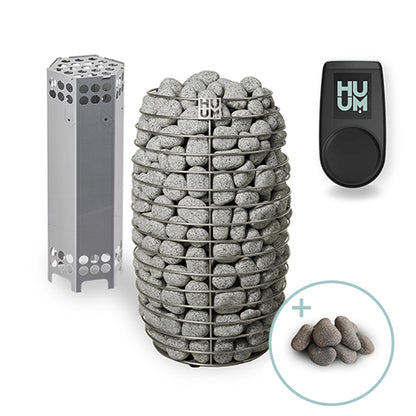 HUUM HIVE Mini 10.6STU Pkg – HIVE Mini Series 10.6kW Sauna Heater Package