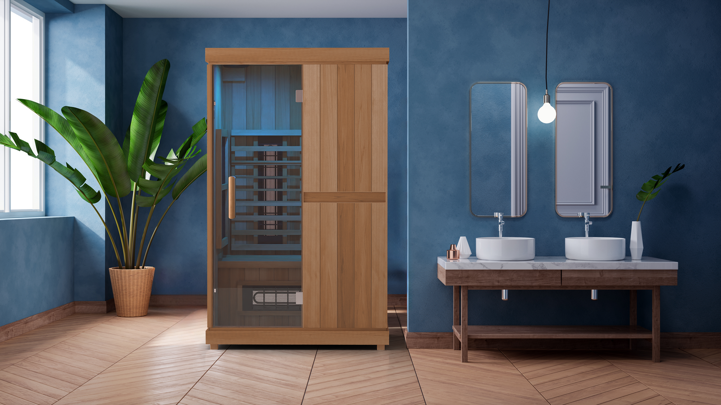 PRE-ORDER AUGUST 2026:  Finnmark FD-2 Full Spectrum Indoor Infrared Sauna – 2 Person