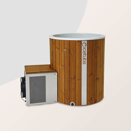 Icetubs IceBarrel XL | 1-Person Cold Plunge Tub with Chiller | 129676 | Thermowood, Fiberglass