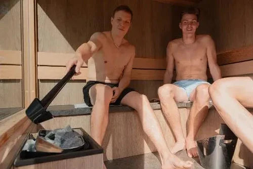 Thermasol Solaris Tile Oak, 2–5 Person, Solar-Powered - Outdoor Traditional Sauna