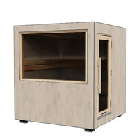Thermasol Solaris Tile Oak, 2–5 Person, Solar-Powered - Outdoor Traditional Sauna