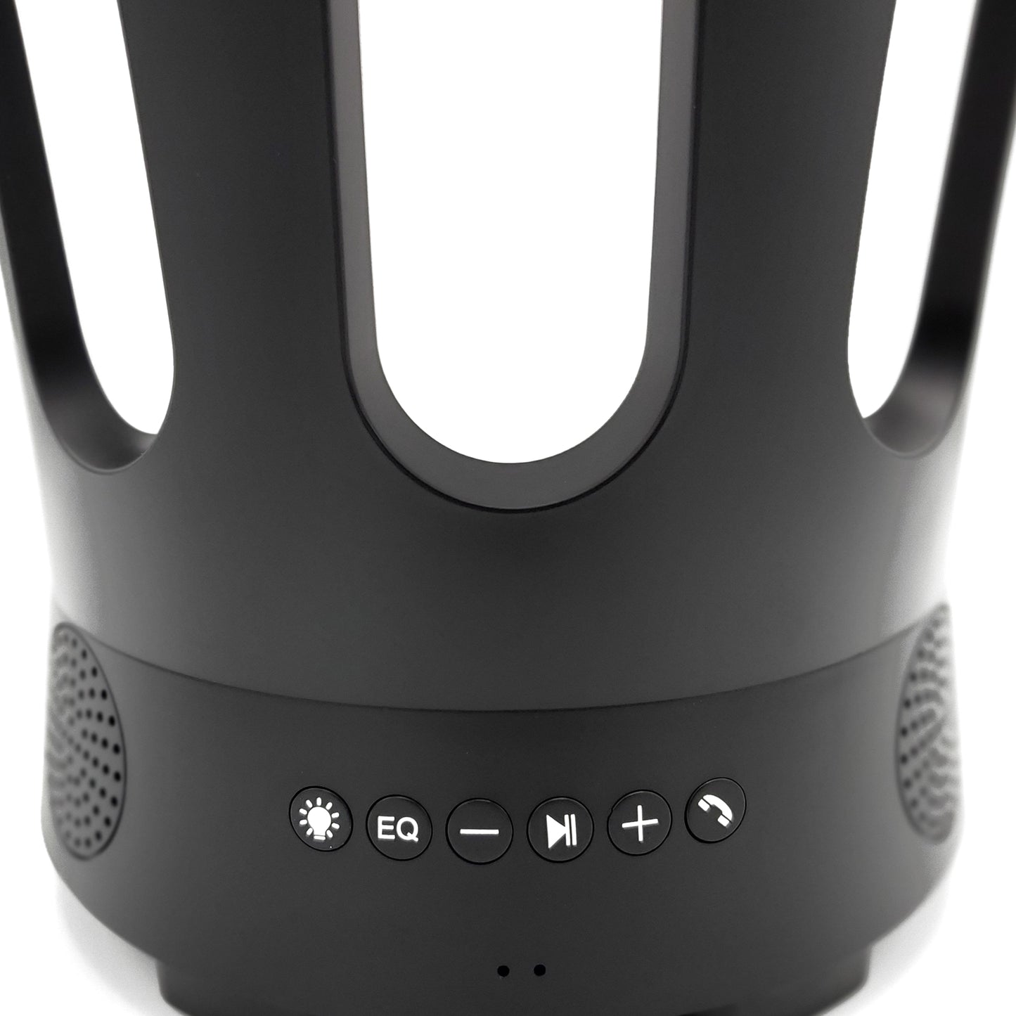 SaunaLife SaunaZone Bluetooth Speaker Sauna Bucket with LED Lights and Ice Vessel – Black