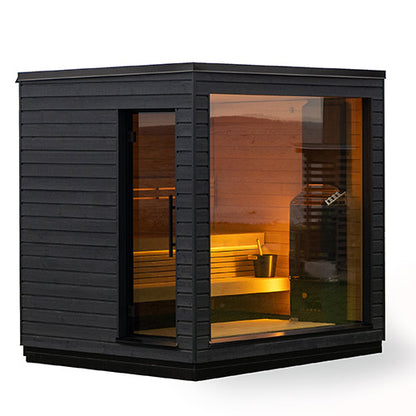 SaunaLife Model G6 Garden-Series Outdoor Traditional Home Sauna | Fully Assembled | 5 Persons
