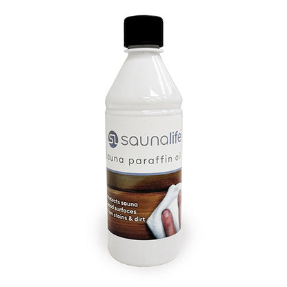 SaunaLife Sauna Paraffin Oil Odorless Sauna Wood Oil 16.9 fl oz (500ml)