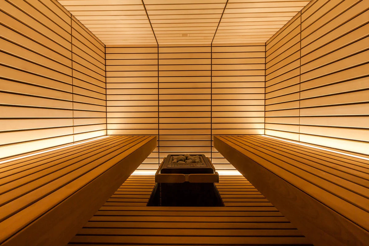 Harvia Lindea View Thermo-Lime Wood, 2–6 Person - Indoor Traditional Sauna