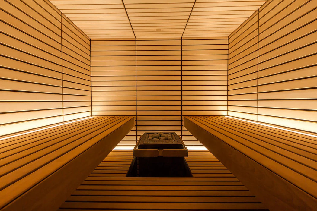 Harvia Lindea View Thermo-Lime Wood, 2–6 Person - Indoor Traditional Sauna