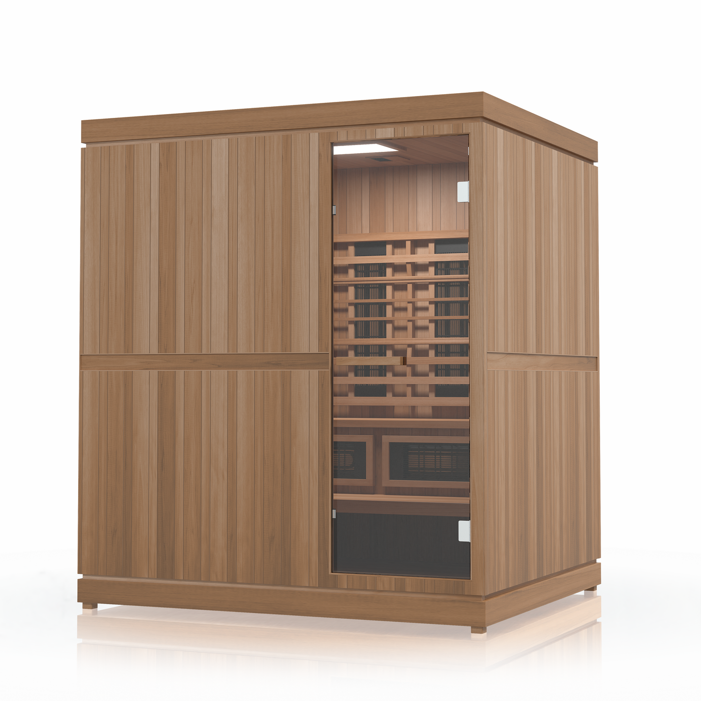 PRE-ORDER AUGUST 2026:  Finnmark FD-5 Trinity XL Hybrid Infra-Steam Indoor Sauna – 4 Person Home Sauna with Infrared, Steam & Red Light Therapy