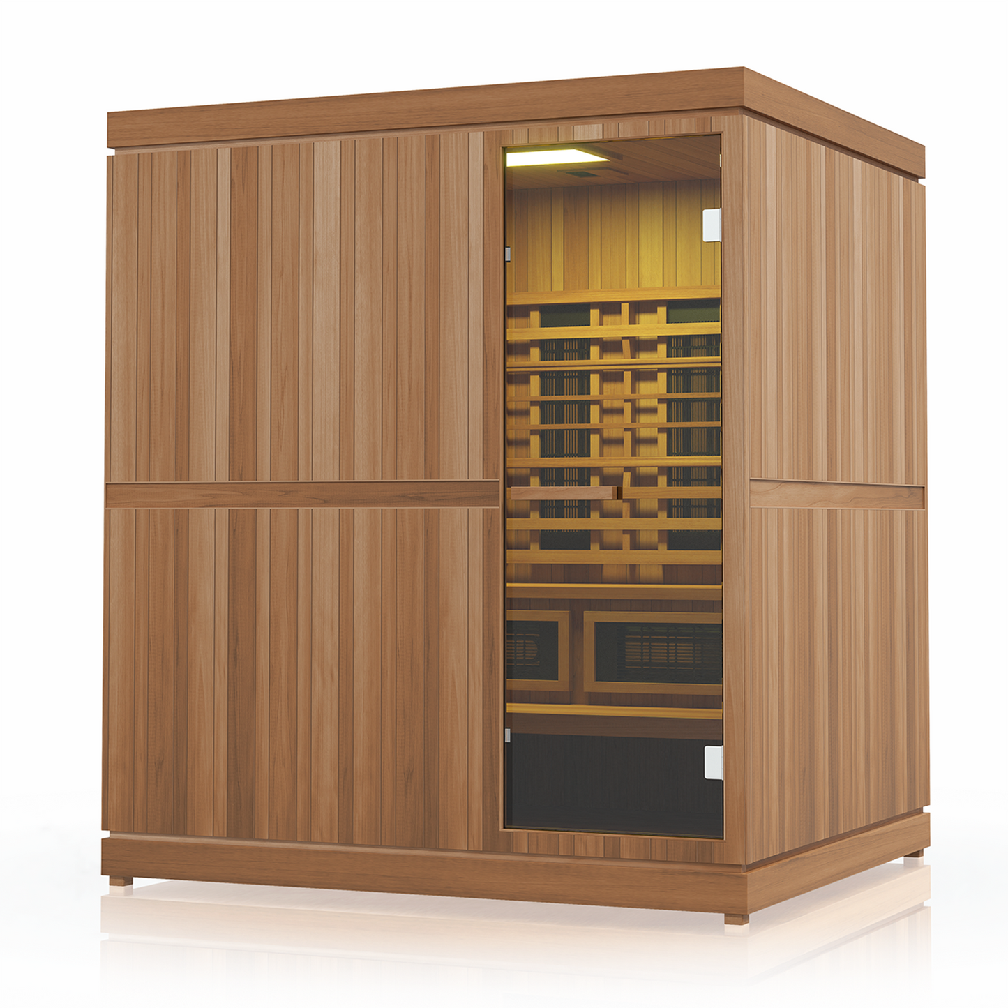 PRE-ORDER AUGUST 2026:  Finnmark FD-5 Trinity XL Hybrid Infra-Steam Indoor Sauna – 4 Person Home Sauna with Infrared, Steam & Red Light Therapy