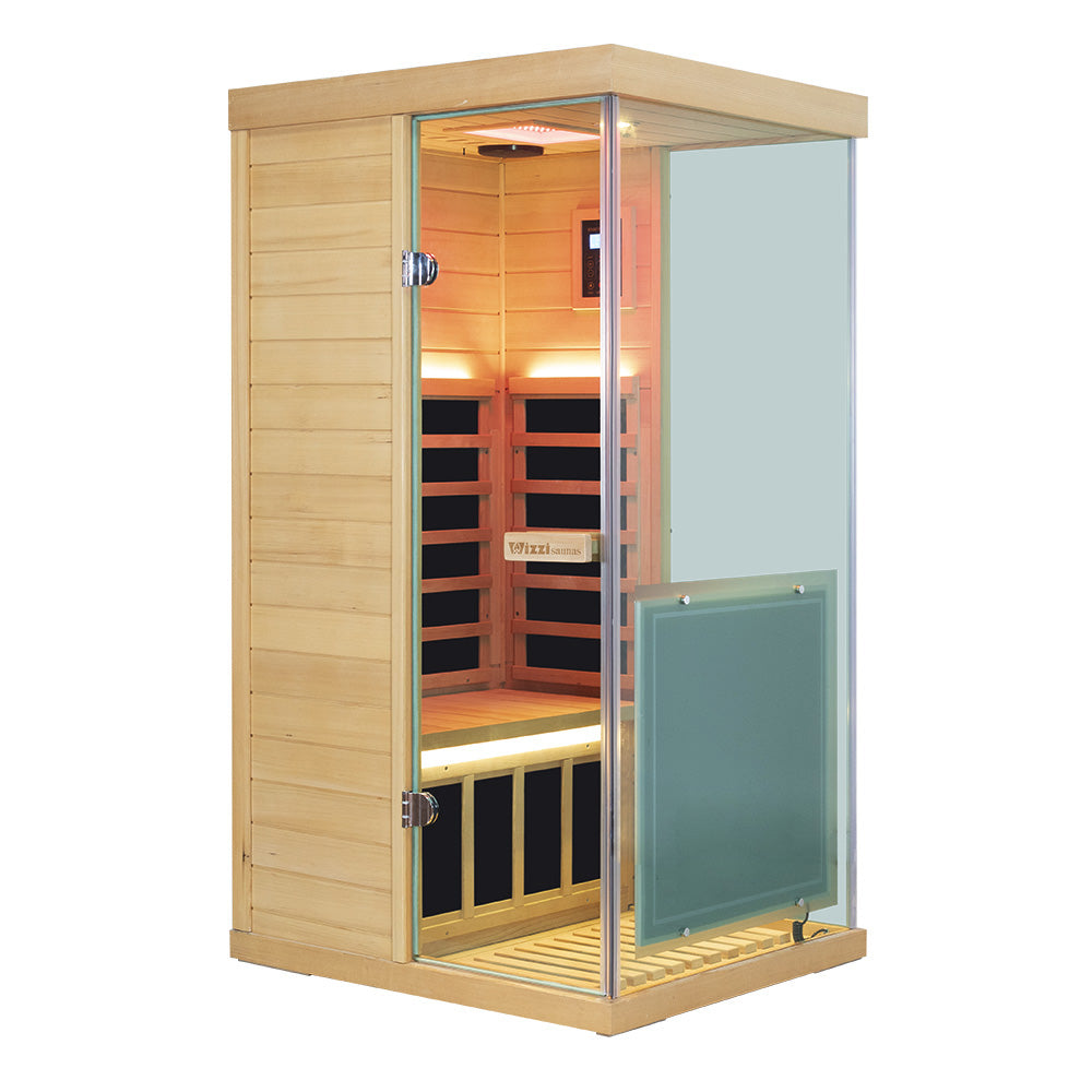 Wizzisauna 909MX Mini 1 person infrared sauna, hemlock, 909MHX, view 5