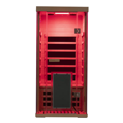 Wizzisauna S01 1 person infrared sauna, hemlock, SH01, view 3