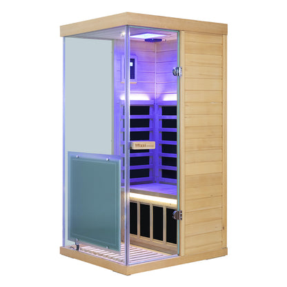Wizzisauna 909MX Mini 1 person infrared sauna, hemlock, 909MHX, view 3
