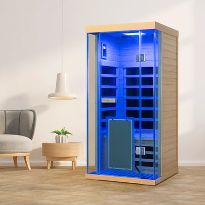 Wizzisauna S01 1 person infrared sauna, hemlock, SH01, view 5
